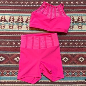 FiVe the Label Vibrant Pink Athletic Set size small